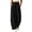 Black, variant on Women Casual Wide Leg Palazzo Lounge Pants Comfy Soft Loose Flowy Yoga Pants Smocked High Waisted Barrel Sweatpants