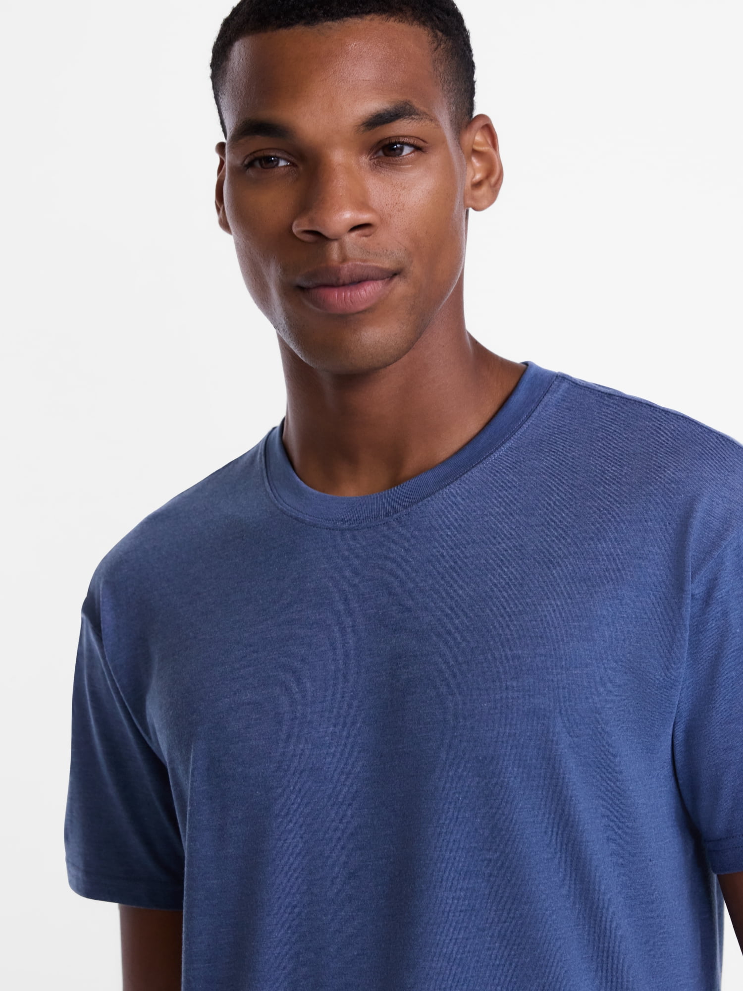 Athletic Works' Men's and Big Men's Tri Blend Tee with Short Sleeves, Sizes S-4XLT