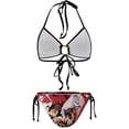 thumbnail image 2 of Halloween Hazbin Hotel Women Bikini Set Sexy Two Pieces Halter String Swimsuit Triangle Briefs Tie Side Bottom, 2 of 7
