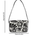 thumbnail image 3 of Beaded Flower Shoulder Bag Handmade Underarm Bag Vintage Style Women Fashion Handbag For Party Dating Shopping Travel Use, Floral Beaded Design Lightweight Carry For Elegant Occasions, 3 of 5
