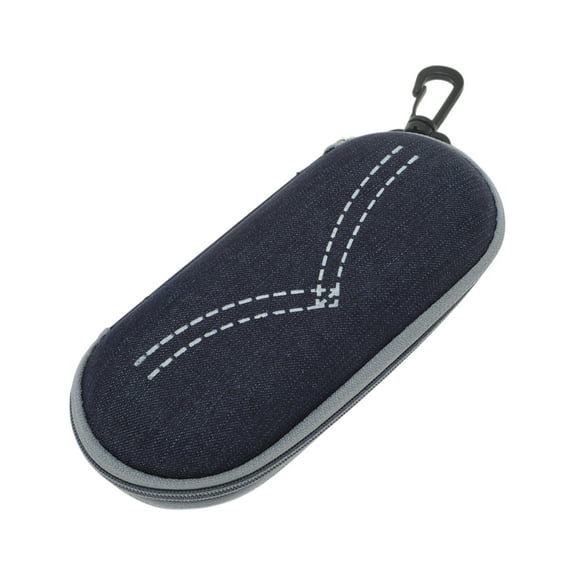 Unique Bargains 1 Pc Eyeglasses Case Protective Eyeglasses Storage 6.42"x2.36"x1.34" Gray