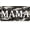 Camo Mama, variant on Novelty License Plate with Japanese Colored Flower Design, Front Car Plate, Aluminum, 6 x 12 Inch