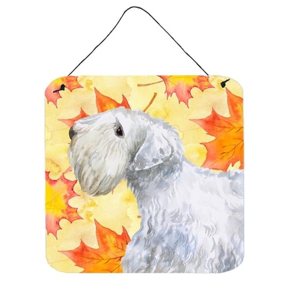 Sealyham Terrier Fall Wall or Door Hanging Prints, 6 x 6 in.