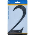 thumbnail image 2 of Hillman 6 inch Plastic Black House Number 2, 2 of 2