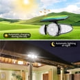 thumbnail image 4 of Lámpara De Pared Solar De 3 Cabezales 3 Modos De Iluminación Lámpara De Pared Ajustable 2500Mah Luz De Pared Exterior Para Camino Porche Patio Jardín Monstrate HA016716-00, 4 of 7