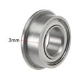 thumbnail image 3 of MF84ZZ Flange Ball Bearing, 4x8x3mm Shielded Chrome Bearings 5pcs, 3 of 3
