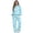 Blue Cloud Star, variant on Xoenoiee Blue Cloud Star Print Women's Summer 2 Piece Loungewear Set Long Sleeve Top and Wide Leg Sweatpants Tracksuit Casual Outfits, XS