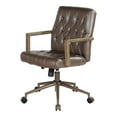 thumbnail image 2 of Waltham Office Chair in Chocolate Faux Leather, 2 of 10