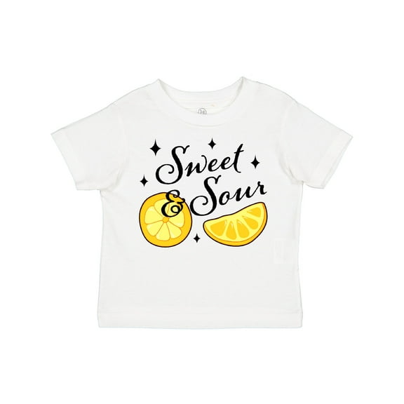 Inktastic Sweet & Sour with Sparkles Boys or Girls Toddler T-Shirt