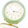 thumbnail image 5 of Atclv Small Round Clock Circular Base Mute Corrosion Resistance Quartz Bedside Alarm Clock With Night Light For Bedroom School, 5 of 5