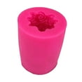 thumbnail image 1 of Rose Cylinder Candle Candle Making Soy Mould DIY decoration of cake, 1 of 6