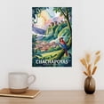 thumbnail image 3 of Chachapoyas Peru Vintage Travel Poster with Rainforest Layers And Ancient Stonework Print Poster, 3 of 8