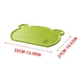 thumbnail image 3 of Miwamany Double Sided Plastic Cutting Board, Non Slip Thick Chopping Board for Meat and Vegetables, Dishwasher Safe TPU Kitchen Cutting Board with Leakage Groove (13x10.6in), 3 of 7