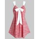 thumbnail image 1 of Más el tamaño del Bowknot Marled Tank Top Rosegal Camisetas sin mangas de talla grande, 1 of 5