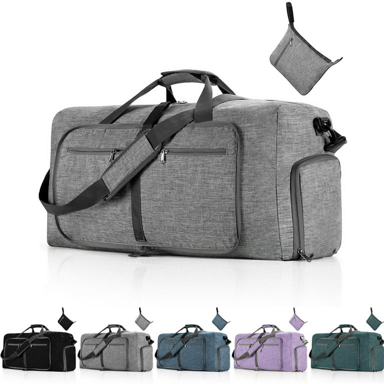 Waterproof PU Fitness Handbag For Men Shoulder Bag Business Large Travel  Duffle Luggage Bag