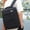 Black, variant on Business Backpack, Men's USB Charging Travel Computer Bag, Large Capacity, Waterproof Nylon, Breathable Padded, Convertible Handbag, for Office Travel