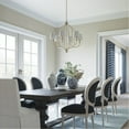 thumbnail image 6 of Chandelier 6 Light Winter Gold Metal/Cloth In Traditional Style 31 High By 30.75 Wide     -Traditional Installation Capital Lighting 438761Wg-698, 6 of 7
