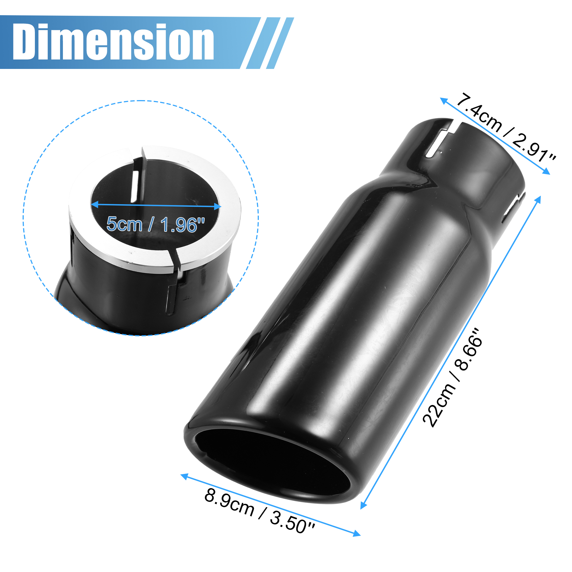 Toyota OEM Exhaust Tip - Chrome | 2010+ Toyota 4Runner (PT932-89100