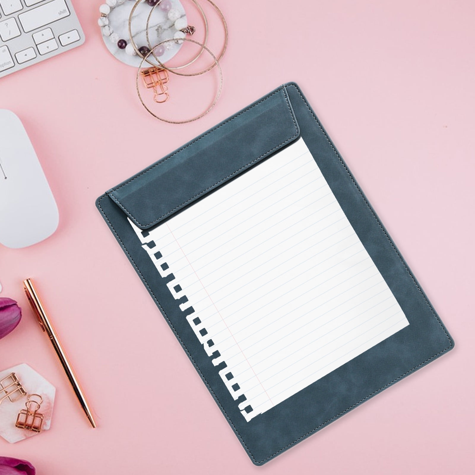 Yhmxh Back To School!A4 Leather-Like Magnetic Clipboard Pad With Writing And Folder Clamp School Supplies