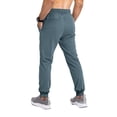 thumbnail image 4 of Domuza Men's Lightweight Hiking Pants Stretch Wasit Drawstring Athletic Fishing Pants Summer 2026 Outdoor Running Workout Track Pants Blue L, 4 of 7
