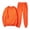 X104 Orange, variant on Glisme Girls Outfit Set Solid Color Long Sleeve Crew Neck Tees With Drawstring Pants Set Durable Wear Girls Outfit Size 2-3 Years Beige