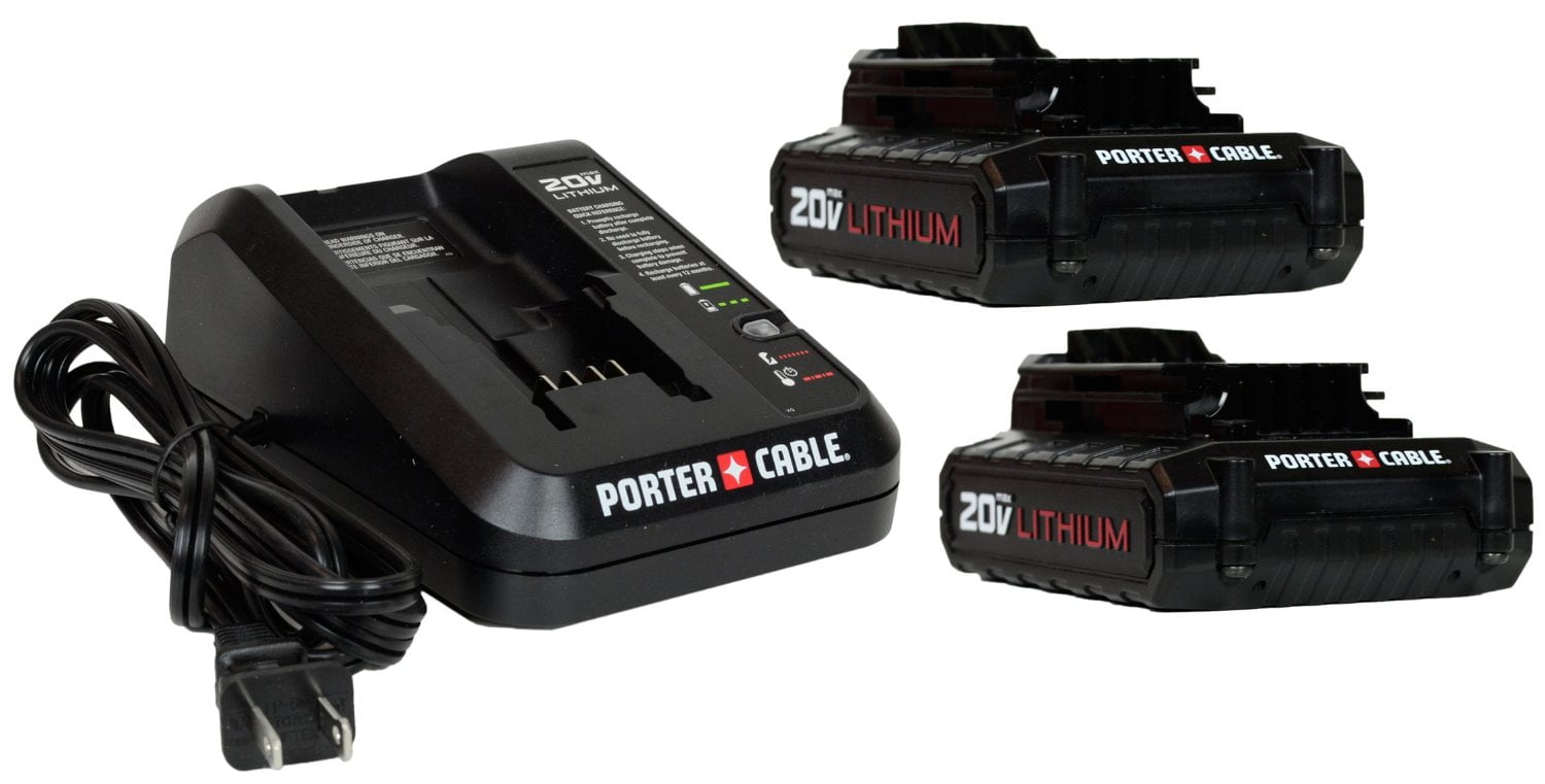 PORTER CABLE Factory Reconditioned PCC681L 2 Pack 20 Volt Max LiIon
