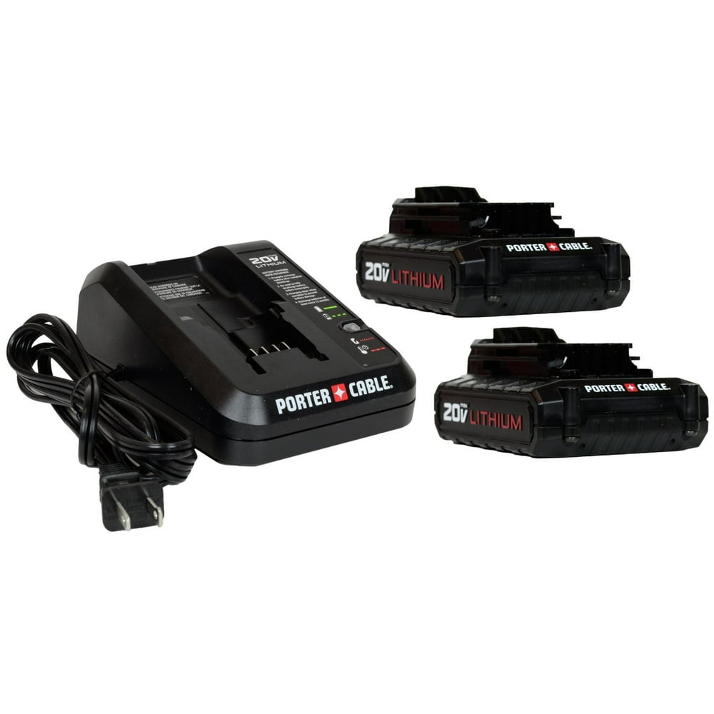 PORTER CABLE Factory Reconditioned PCC681L 2 Pack 20 Volt Max LiIon