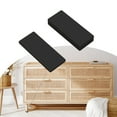 thumbnail image 3 of Ywmsfl 20Pcs EVA Foam Headboard Stoppers Black Headboard Bumper Bed Stoppers Enduring, 3 of 7