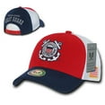 thumbnail image 2 of DeluxeMesh MilitaryCaps,Cst Guard,RedNvy, 2 of 3