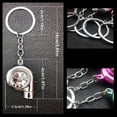 thumbnail image 4 of Mini Turbo Turbocharger Keychain Spinning Turbine Key Chain Ring Keyring Keyfob Car Keyring Car Interior Accessories, 4 of 7