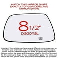 thumbnail image 2 of Rugged TUFF Driver Side Mirror Glass Replacement for 2005-2010 Jeep Grand Cherokee (Heated Defrost), 2 of 7