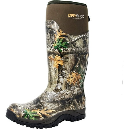 Dryshod Ridgeview Men Realtree Edge Camo Hunting Boots Size 12 - RGV-MH-RTE