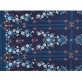 thumbnail image 2 of Zelouf Joanie Dbl Border On Lavish Hvy Brush Dty [D]  , Sewing, DIY, Crafts Fabric by the Yard, C2 Navy/azure, 3 Yard, 2 of 2