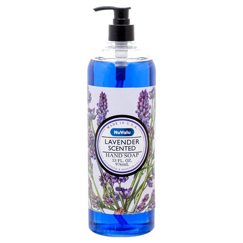 New 378586 Nuvalu Hand Soap Lavender Scented 33 Oz (12Pack) Hand And