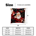 thumbnail image 5 of Santa Claus Velvet Throw Pillow Covers Set with Unique Patterns - 16x16, 18x18, 20x20 Inches - 2 Throw Pillow Inserts & Covers for Any Occasion, 5 of 6