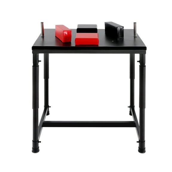 Professional Arm Wrestling Table - 1 Ton Capacity with Adjustable Elbow Pads for Home/Gym Training