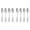 Silver 8PCS, variant on CY5O5ee Stainless Steel Fruit Spoon Set Of 4 Sliver Steel Spoons with Handle &Serrated Edge Utensils Tool for Fruit Dessert Cheese Vegetables Kitchen Tool