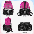 thumbnail image 3 of Jiaoprinted Personalized Cheer Backpack Custom Cheerleading Bags for Cheerleaders Customized Casual Shoulder Daypack for Cheer Team Pink Glitter, 3 of 7