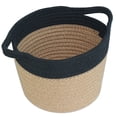 thumbnail image 1 of Bangcool Panier à Linge Corde Tressée Fait Main Panier à Linge Sale, 1 of 10