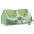 thumbnail image 2 of Portable Mini Greenhouse with Large Zipper Doors, Greenhouse for Indoor Outdoor with Sturdy Frame, Green House Canopy for Plant, Clear, LJ1874, 2 of 7