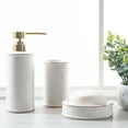 thumbnail image 2 of ELLE Home Ceramic Bathroom Tumbler, 2 of 4