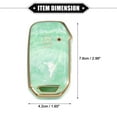 thumbnail image 6 of Unique Bargains Key Fob Cover Compatible for Kia Soul 2020-2022, Durable TPU Remote Keyless Smart Key Fob Case Protection Shell Green, 6 of 7