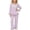 Purple, variant on Girls Cotton Pajama Sets Size 10-12, 2 Piece Soft Casual Long Sleeve Kids' Summer Sleepwear Pink Size 10-12