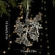 thumbnail image 3 of Adornos colgantes de copos de nieve transparentes para árbol de Navidad, colgante de acrílico, decoración navideña para el hogar, regalos de Navidad, Año Nuevo 2025, 3 of 5