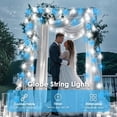 thumbnail image 4 of Cadena de luces LORRYTE, 13 modos, LED azul y blanco de 43 pies, 4 of 6