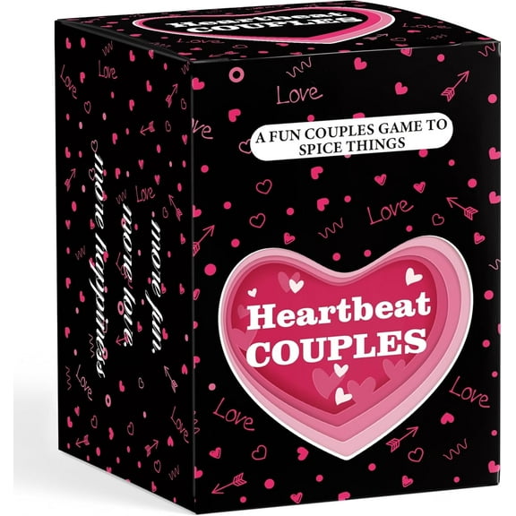 Neasyth Heartbeat COUPLES, Adults Drinking Games for Couples, 1 pack Drinking Card Games for Date Nights, Gift for Anniversary