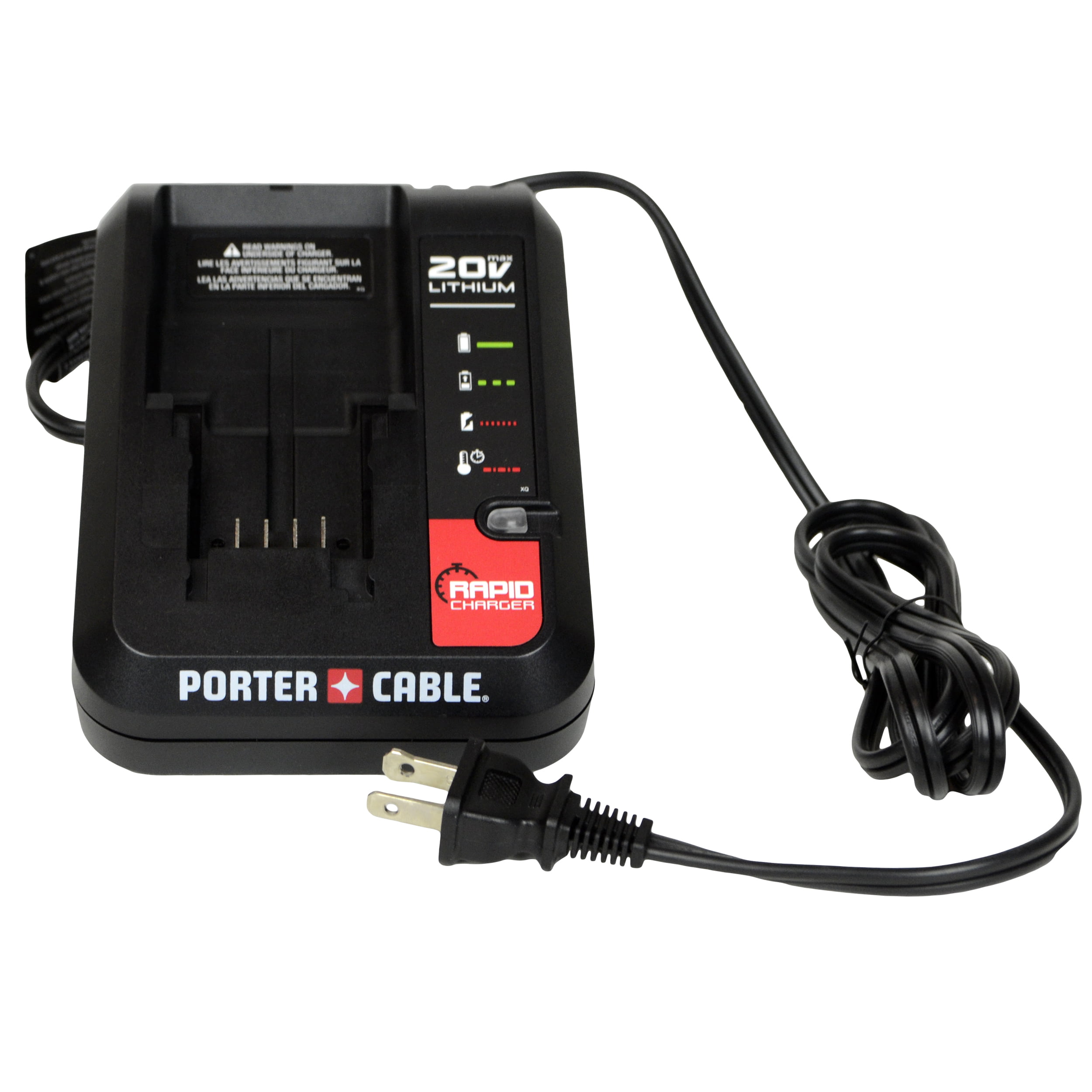 PORTER-CABLE PCC692L Battery Charger, 120 VAC Input, 20 V Output, Ah, Hr  Charge, Battery Included: No