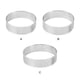 thumbnail image 4 of Inteprter Anillos para tarta de acero inoxidable, molde para tarta y mousse resistente y duradero, amplia aplicación, no tóxico Cocina y Comedor 3.5 pulgadas, 4 of 6