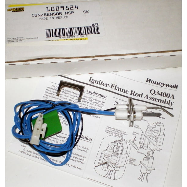 Honeywell Q3400A1024 Ignitor Flame Rod for Q3400A1040 Igniter 1009524