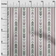 thumbnail image 1 of oneOone Cotton Cambric Fabric Arrow & Stripe Geometric Print Fabric By Yard 56 Inch Wide, 1 of 4